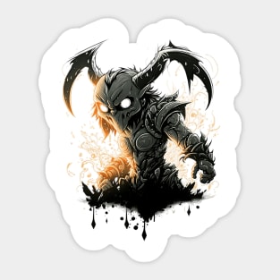 Mystical fantasy monster. Sticker